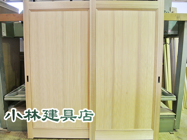 鏡板入框戸（吉野杉赤）