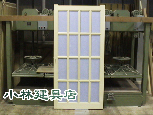 荒格子框戸（ホワイトスプルス）
