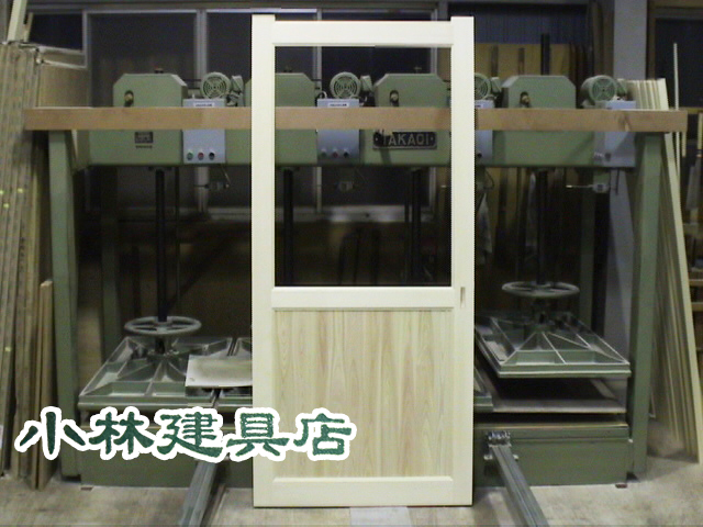 腰板入框戸（ホワイトスプルス）