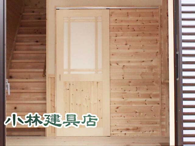 腰板入框戸（米栂）