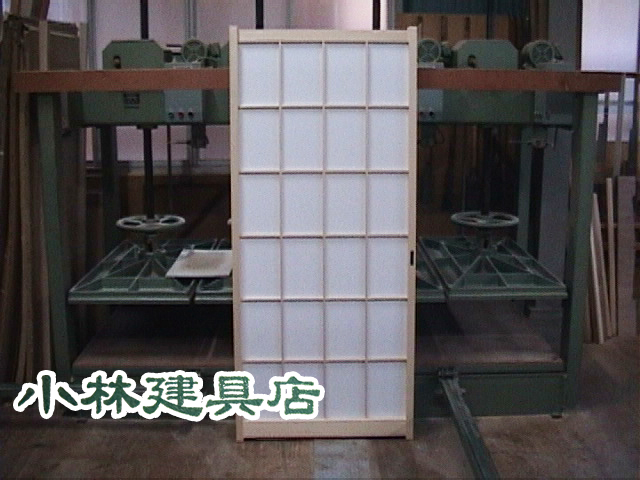 紙貼障子（荒組、ホワイトスプルス）